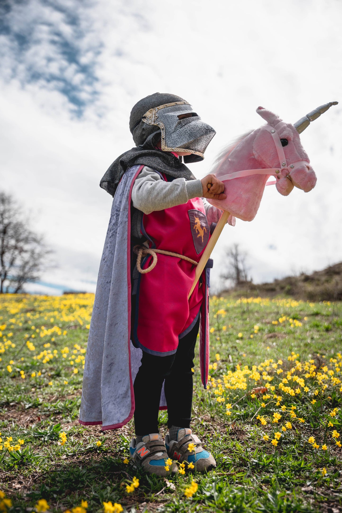 Épée en mousse rose Softik avec étui licorne