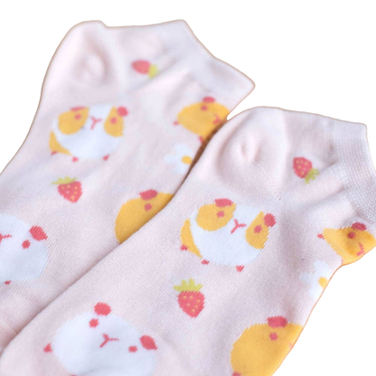 Chaussettes Cochons d’Inde aux fraises