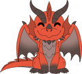 Peluche Red Dragon – 22,9 cm