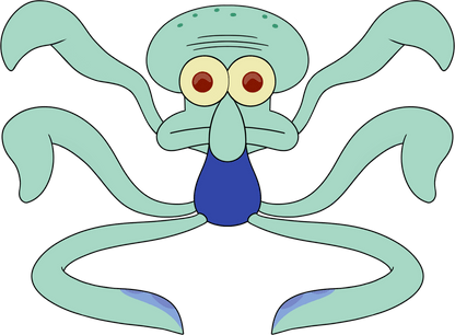 Interpretive Dance Squidward Plush (9in)
