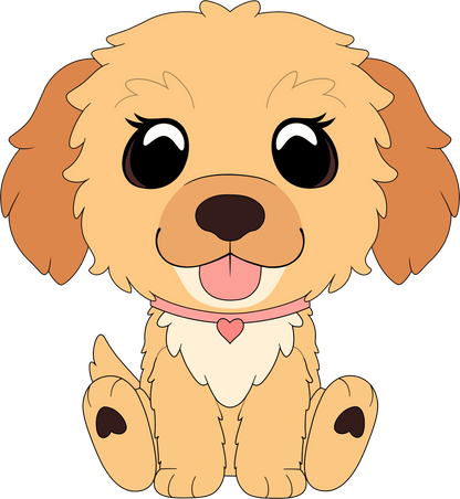 Luna The Mini Cockapoo Plush (9in)