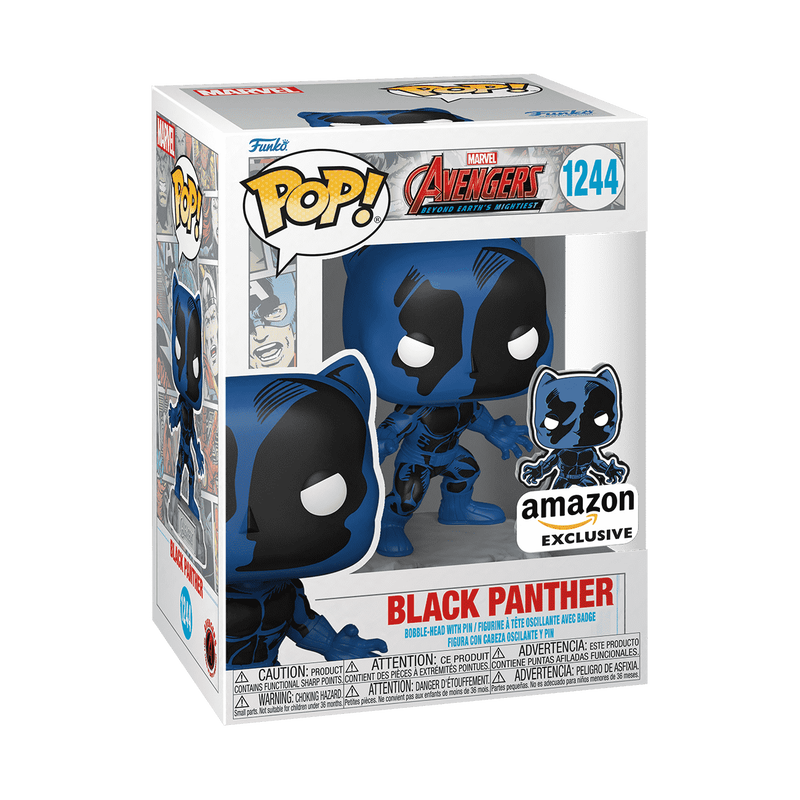 ¡Estallido! Pantera negra con pin
