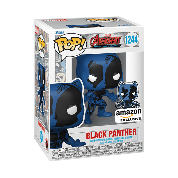 Funko Pop! Black Panther avec Pin's – Avengers