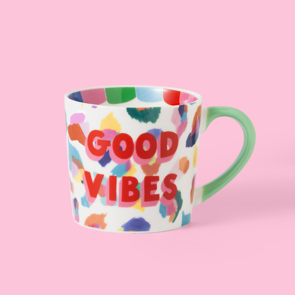 Mug Léopard Peint Bonnes Ondes