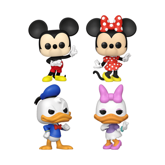 Pack de 4 figuras do Mickey e os seus amigos da Disney (SE)