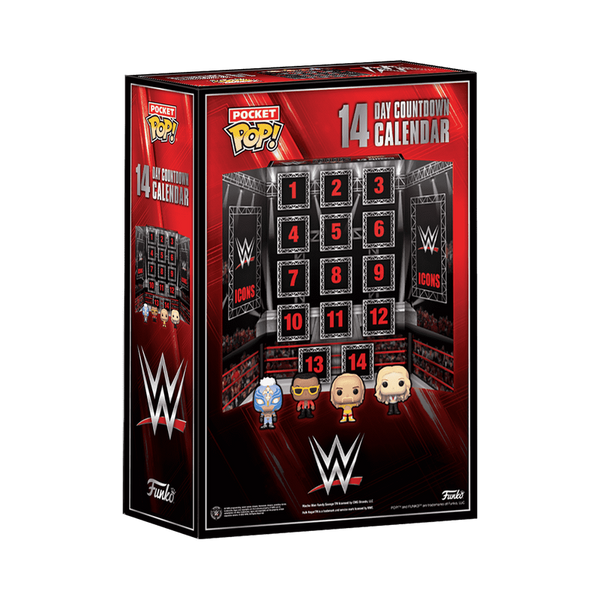 Funko Calendrier de l'Avent WWE - Pocket Pop!