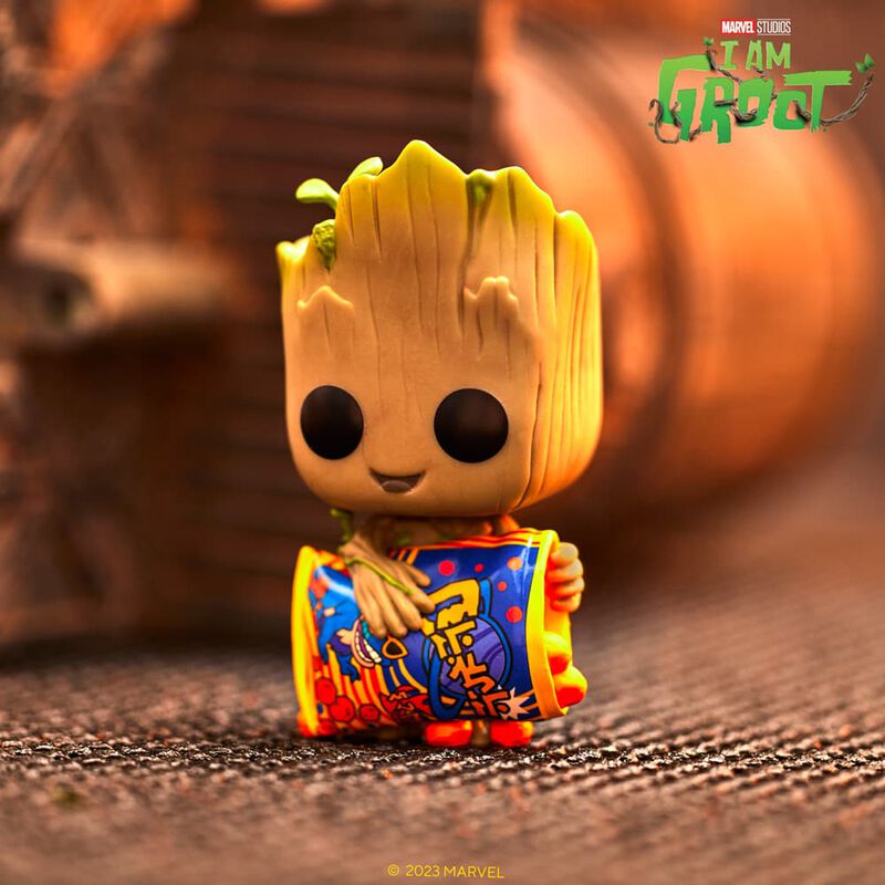 Pop! Groot with Cheese Puffs