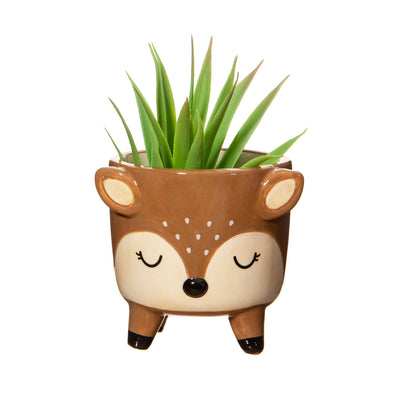 Mini pot de fleurs Cerf sur pieds