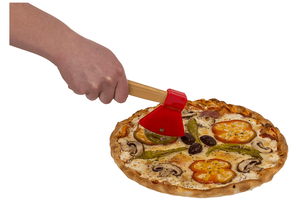 Coupe-pizza – Axe – vue 3