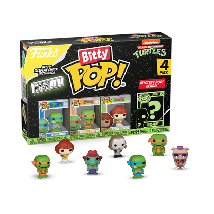 bitty pop teenage mutant ninja turtles 4 pack series 1