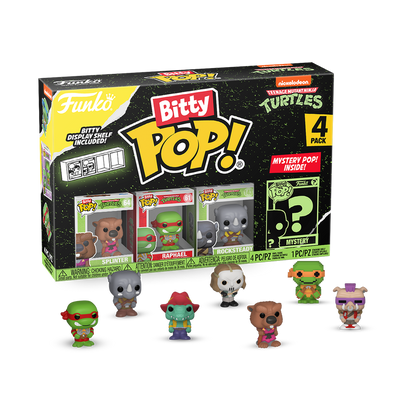 bitty pop teenage mutant ninja turtles 4 pack series 3