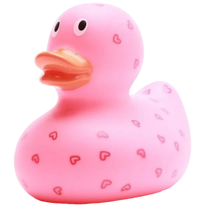 Canard Cœurs - rose
