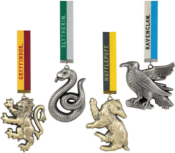 Pack de adornos de Harry Potter - 4 casas de Hogwarts