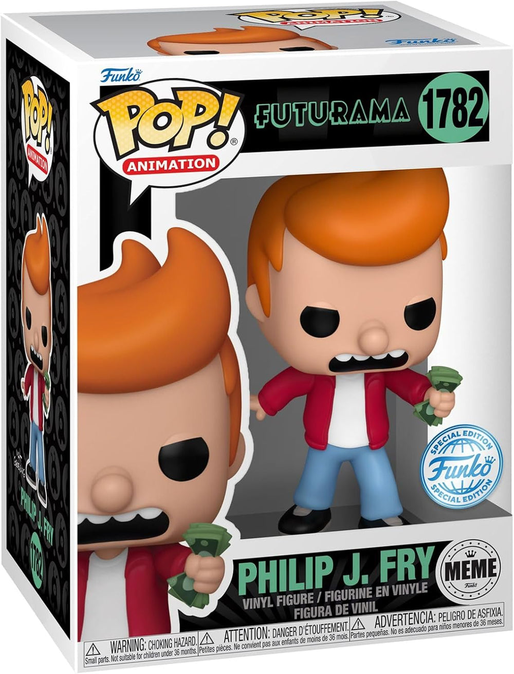 ¡Pop! Philip J. Fry (Meme de "Toma mi dinero")