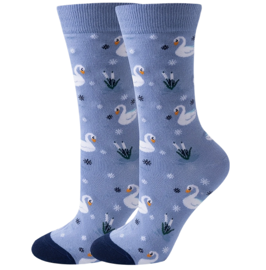 Chaussettes Cygnes Blancs