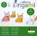 Colorare Origami - Lupo