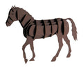 Modèle en Papier 3D - Cheval