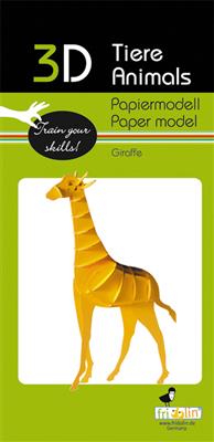 3D-Papiermodell - Girafe