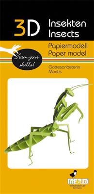 Modelo de papel 3D - Príncipe em oração