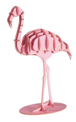 3D-Papiermodell - Flamant Rose