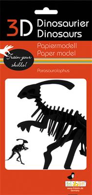 3D-bouwplaat - Parasaurolophus