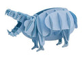 Modelo de Papel 3D - Hippopotame