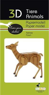 3D Paper Model Faon - Fridolin