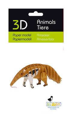 Modèle En Papier 3D - Fourmilier