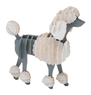 3D-papieren model - Poedel