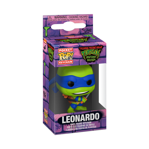 pop keychain leonardo mutant mayhem