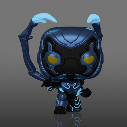 pop blue beetle crouching 1403