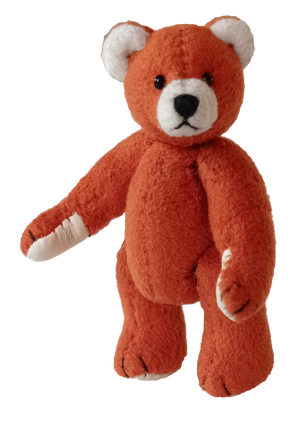 Urso Miniatura Teddy Terracotta – 6 cm – Colecionável