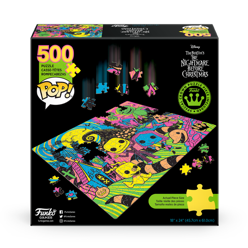 Puzzle The Nightmare Before Christmas (Luce Nera)