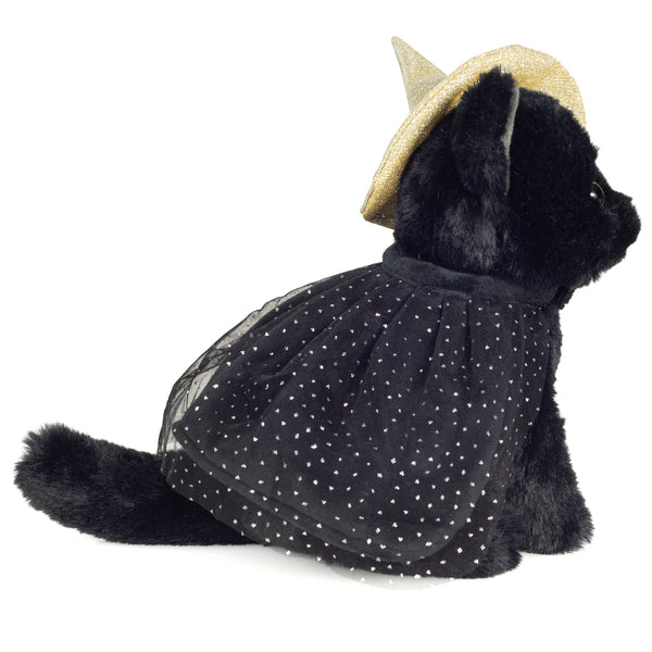 Peluche gatto nero di Halloween