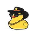 Pin’s Canard Jaune Gangsta