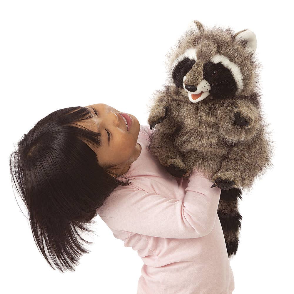 Marionnette à main Raccoon 3075/ Raccoon Folkmanis réaliste