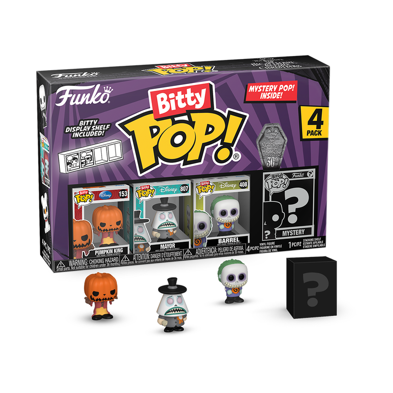 bitty pop the nightmare before christmas 4 pack series 2