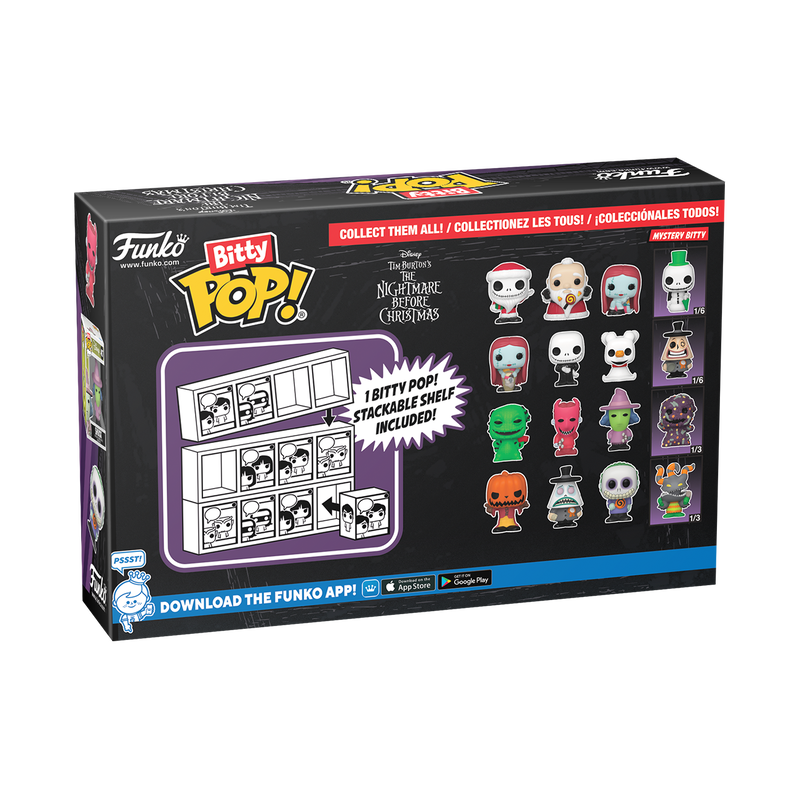 bitty pop the nightmare before christmas 4 pack series 3