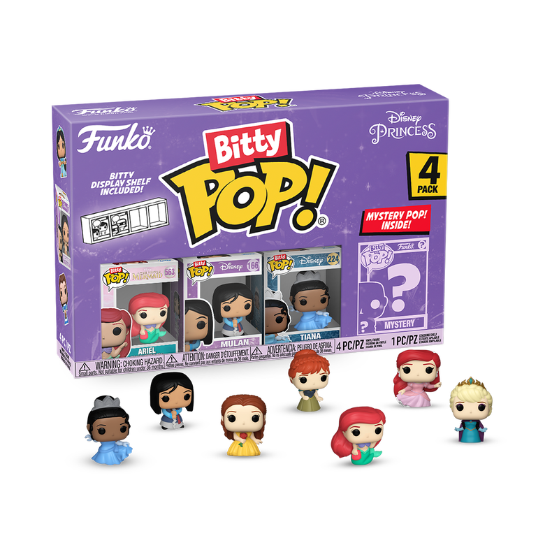 bitty pop disney princess 4 pack series 1