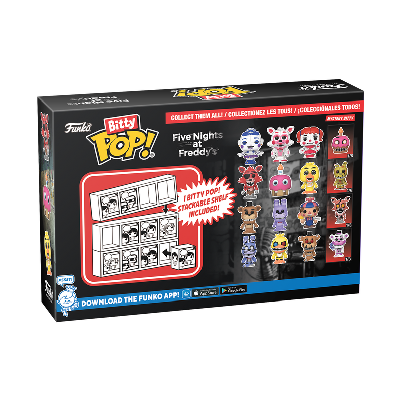Bitty Pop! Five Nights at Freddy's - Confezione da 4 - Serie 1