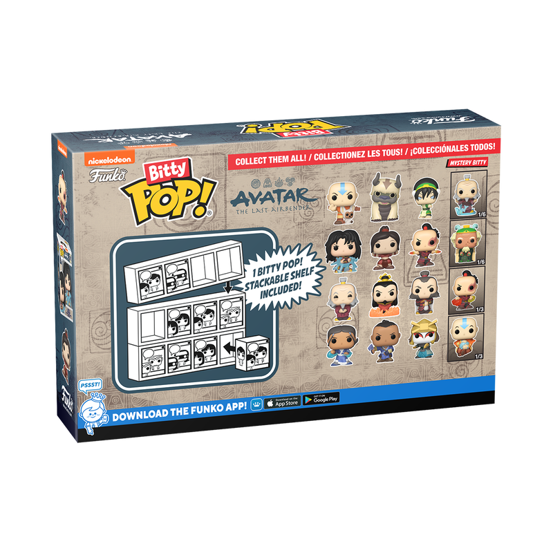 Bitty Pop! Avatar le dernier maître de l´air 4-Pack Series 1