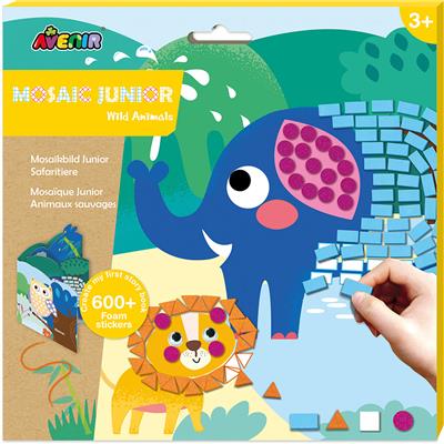 Mosaico Júnior - Crio a Minha Primeira História - Animais Selvagens 
