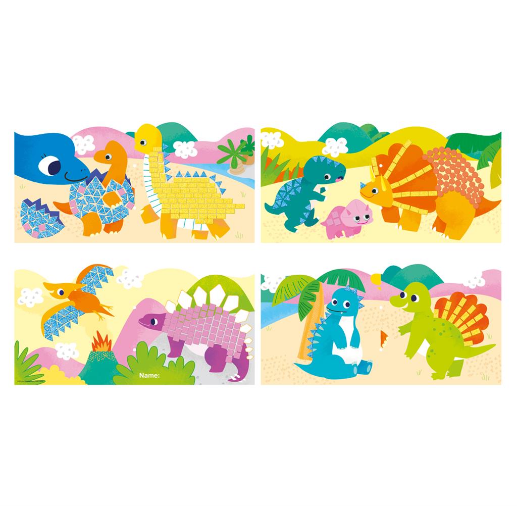 Mosaico Junior - Creo Mi Primera Historia - Dinosaurios 