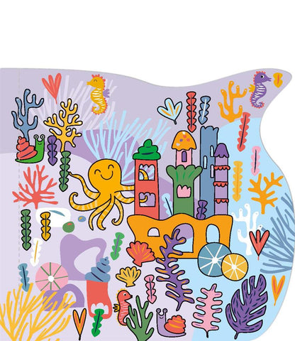 Pintura al agua - Vida submarina