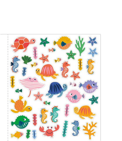 Pintura al agua - Vida submarina