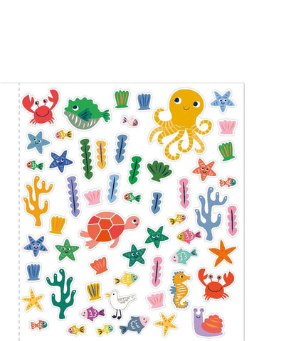 Pintura al agua - Vida submarina