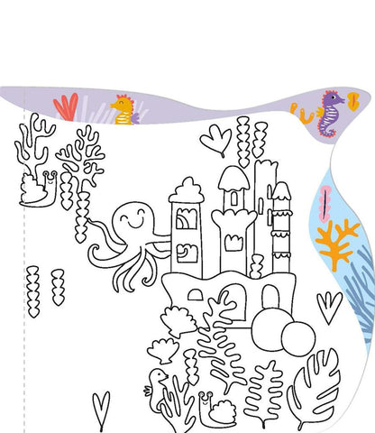 Pintura al agua - Vida submarina