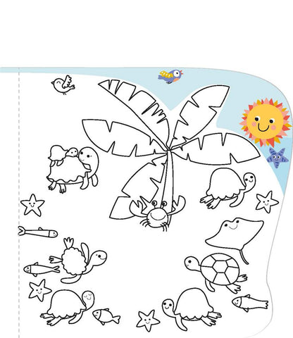 Pintura al agua - Vida submarina