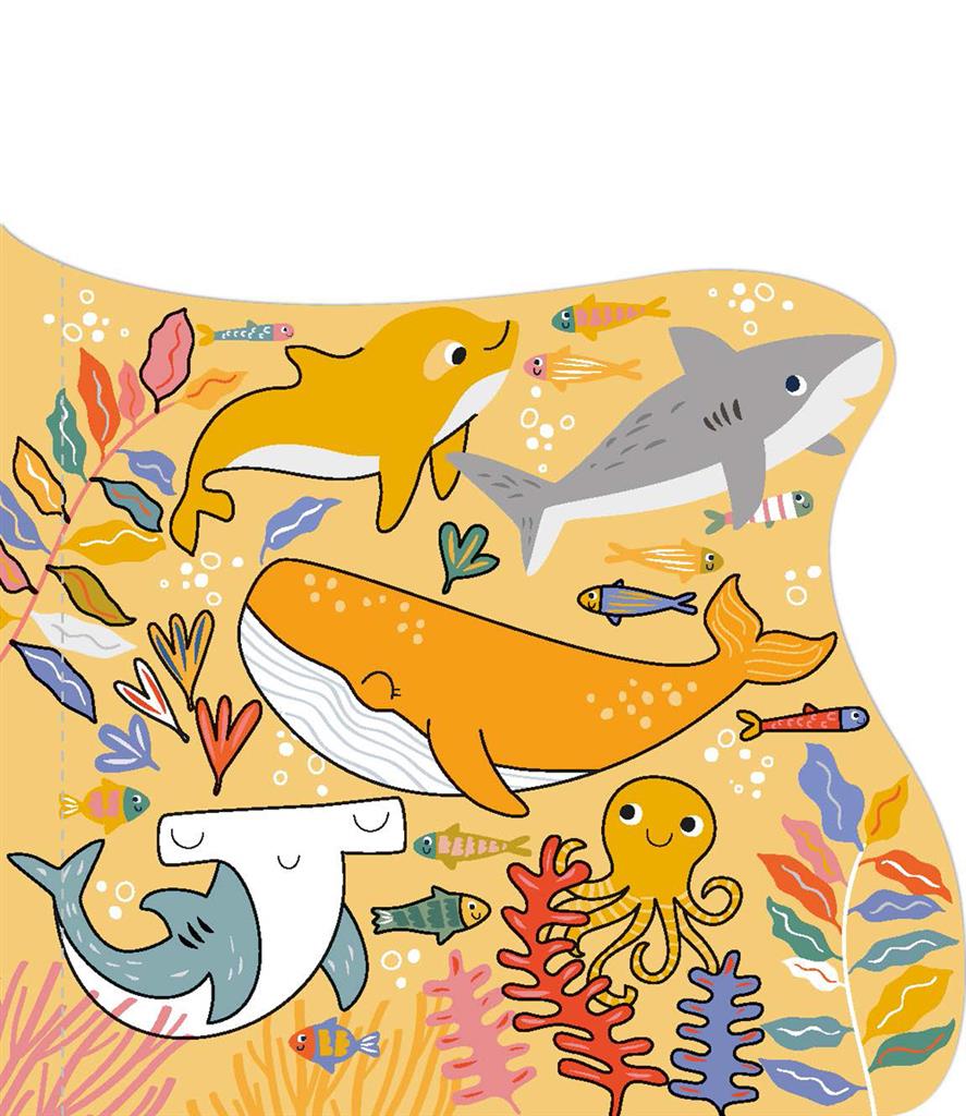 Pintura al agua - Vida submarina