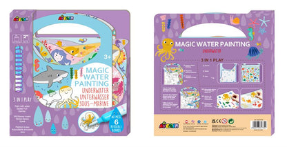 Pintura al agua - Vida submarina